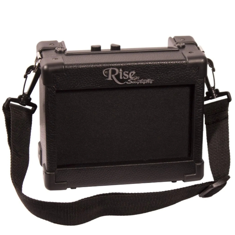 Portable Amp Electric Guitar Sawtooth Rise 5W Amplifier Carry Strap Unopened Pkg